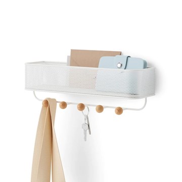 Perchero organizador blanco ESTIQUE
