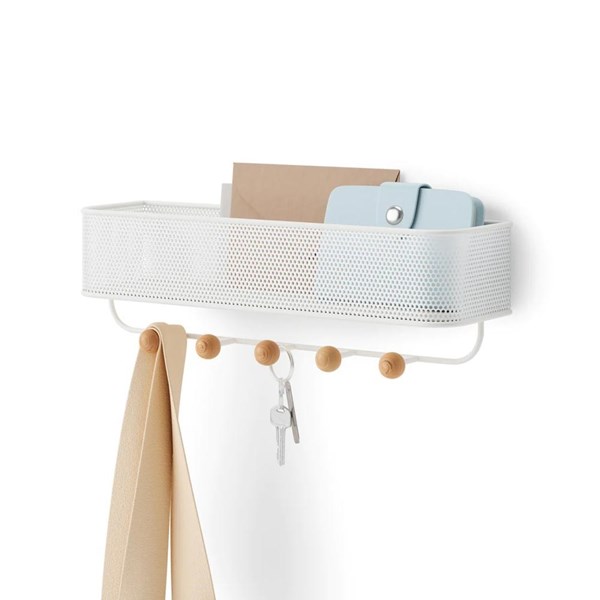 Perchero organizador blanco ESTIQUE