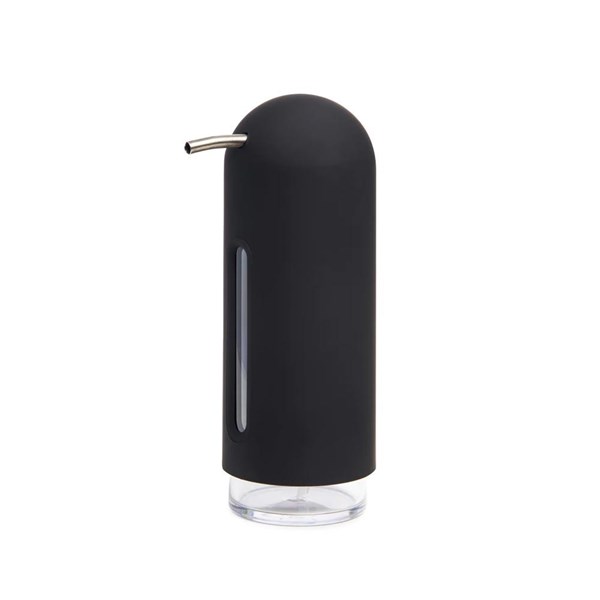 Dispensador de jabón negro 355ml PINGÜINO