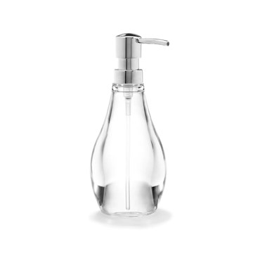 Dispensador jabón transparente 296ml DROPLET