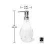 Dispensador jabón transparente 296ml DROPLET