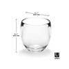 Vaso transparente DROPLET