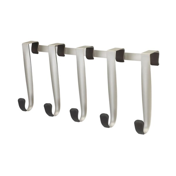 Ganchos sobre puerta nickel x5 SCHNOOK