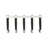 Ganchos sobre puerta nickel x5 SCHNOOK