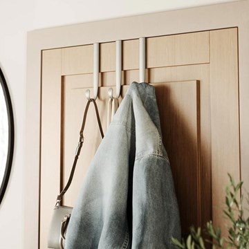 Ganchos sobre puerta nickel x3 SCHNOOK