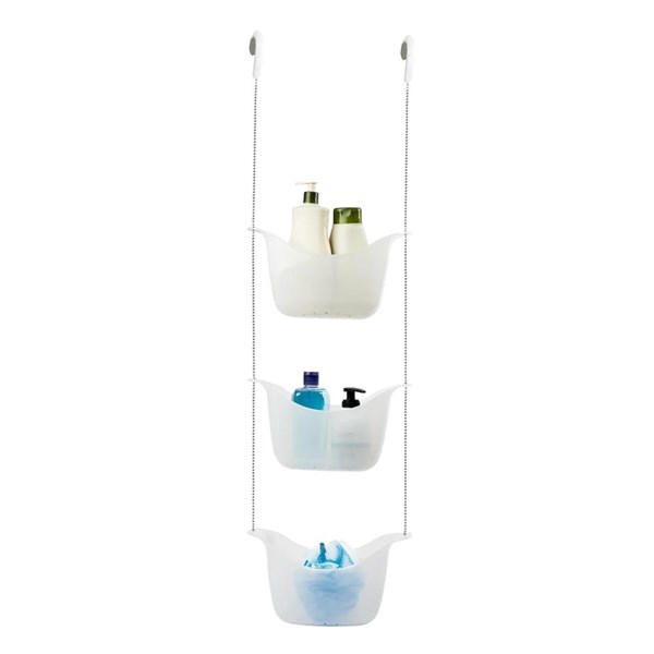 Organizador ducha blanco x3 BASK