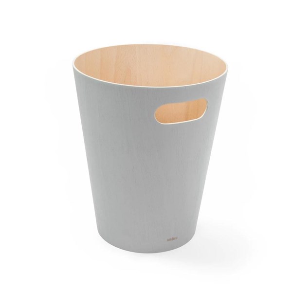 PAPELERA GRIS 7.5l WOODROW