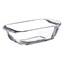 Fuente vidrio rectangular 14x23cm FIREKING 