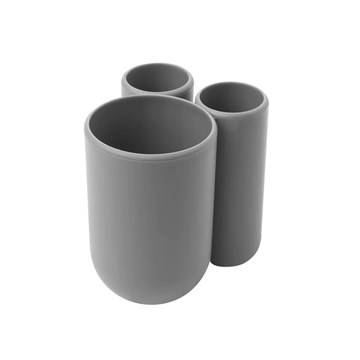 Porta cepillos gris TOUCH