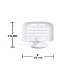 Jabonera para pared blanca FLEX-GEL