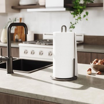 SOPORTE PAPEL COCINA NEGRO SQUIRE