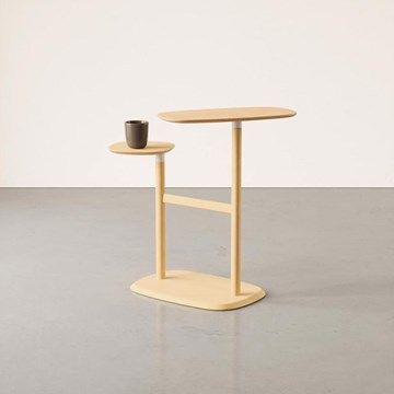 Mesa auxiliar natural SWIVO UMBRA