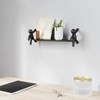 Estante pared negro BUDDY