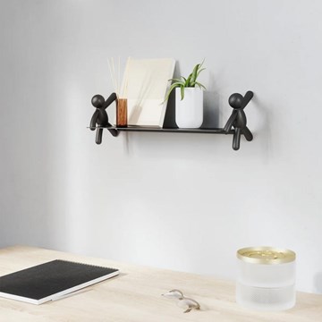 Estante pared negro BUDDY