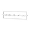 Perchero pared blanco x5 CUBIKO