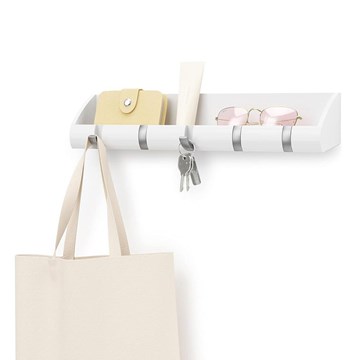 Organizador entrada x5 blanco CUBBY