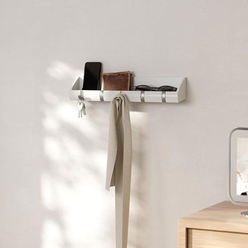 Organizador entrada x5 blanco CUBBY
