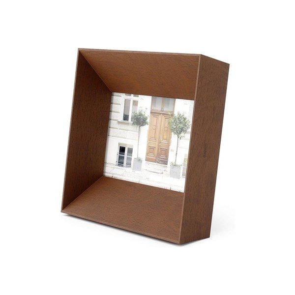 Portarretratos nuez 10x15cm LOOKOUT