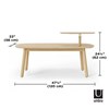 Mesa ratona natural SWIVO UMBRA