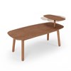 Mesa ratona madera nuez SWIVO 