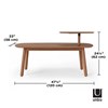 Mesa ratona madera nuez SWIVO 