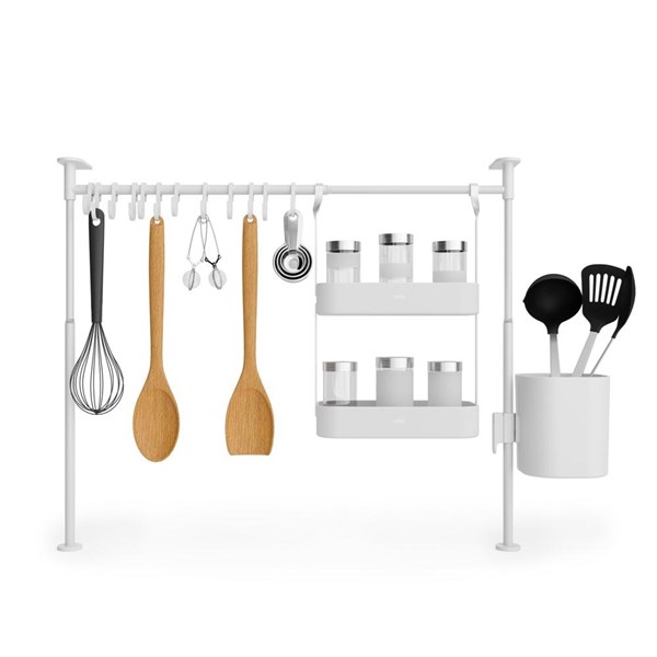 Ganchera de cocina con organizador ANYWHERE