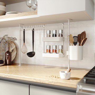 Ganchera de cocina con organizador ANYWHERE