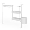 Ganchera de cocina con organizador ANYWHERE