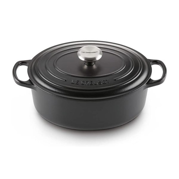 Olla Cocotte ovalada 31cm negro