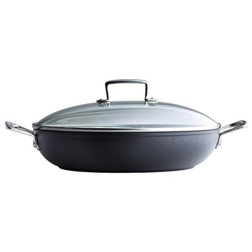 Cacerola baja con asas y tapa 30cm TNS