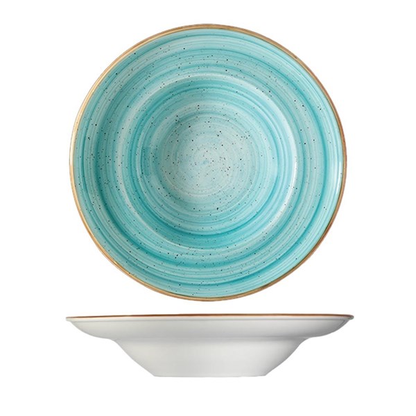 Plato hondo pasta 24cm AURA AQUA