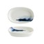 Fuente ovalada 10cm BLUE WAVE