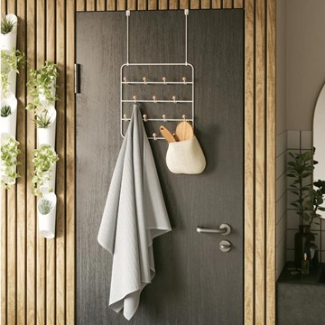 Multi organizador sobre puerta blanco ESTIQUE