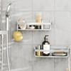 Estante ducha adhesivo gris FLEX