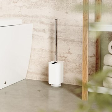 Cepillo sanitario adhesivo blanco FLEX