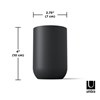 Vaso negro JUNIP