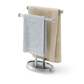 Soporte doble para toalla nickel PALM