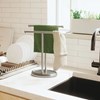 Soporte doble para toalla nickel PALM