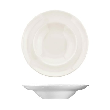 Plato hondo pasta 24cm blanco GOURMET