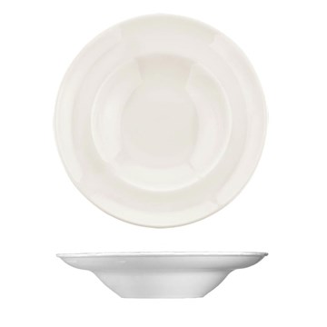 Plato hondo pasta 27cm blanco GOURMET