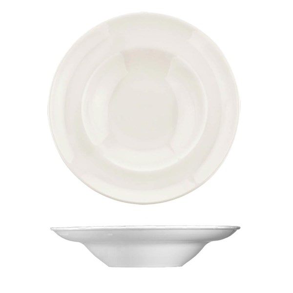 Plato hondo pasta 27cm blanco GOURMET