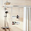 Organizador de ducha gris FLEX