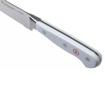 Cuchillo pan 23cm CLASSIC WHITE