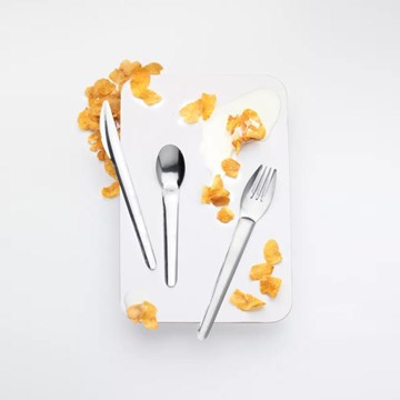 Set tenedor, cuchillo y cuchara + servilleta GOZO