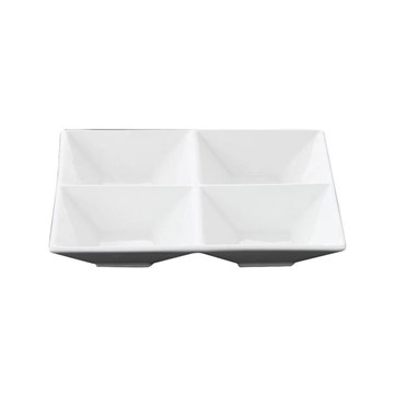 Copetinero cuadrado con divisiones 15cm FINE