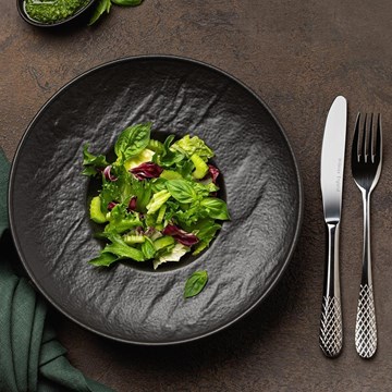 Plato hondo pasta 25.5cm SLATESTONE