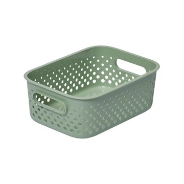 Cesta organizadora verde S ESSENCE