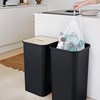 Cesto contenedor negro 53lt COLLECT