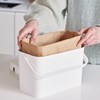 Papelera mini 5L blanca Biowaste SMARTSTORE