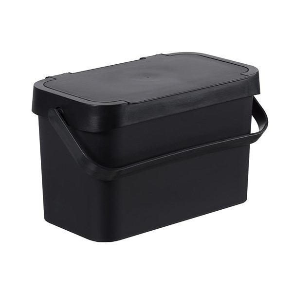 Papelera mini 5L negra Biowaste SMARTSTORE